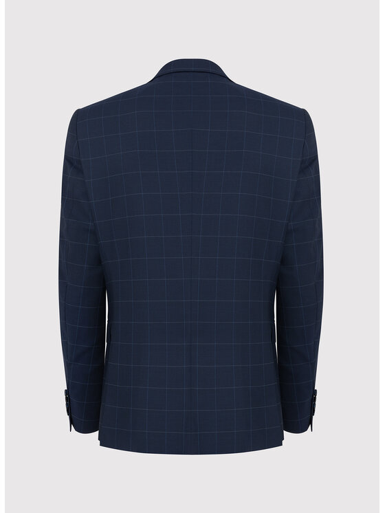 Pako Lorente Pako Lorente Marynarka P23SP-3G-021 Granatowy Slim Fit