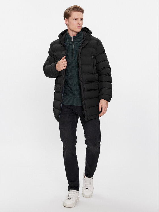 Geox Geox Giubbotto invernale Spherica M3628L T2961F 9000 Nero Regular Fit