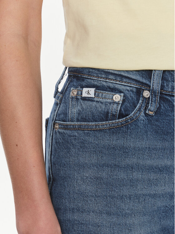 Calvin Klein Jeans Calvin Klein Jeans Traperice J20J222151 Plava Mom Fit