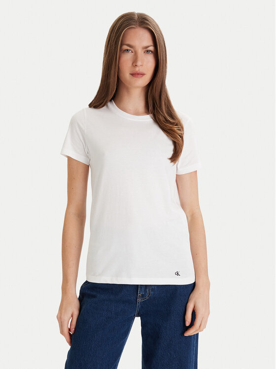 Calvin Klein Underwear Calvin Klein Underwear Set di 3 T-shirt LV00QS7485 Bianco Regular Fit