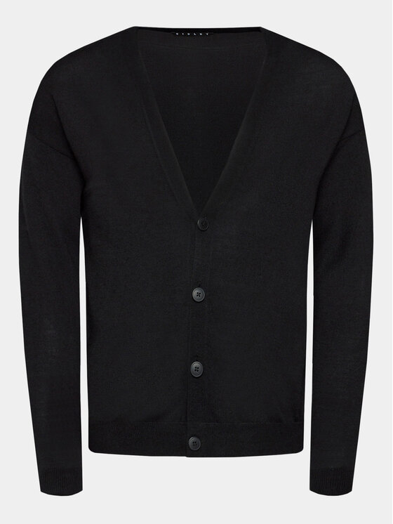 Sisley Sisley Кардиган 11BAS600J Черен Regular Fit