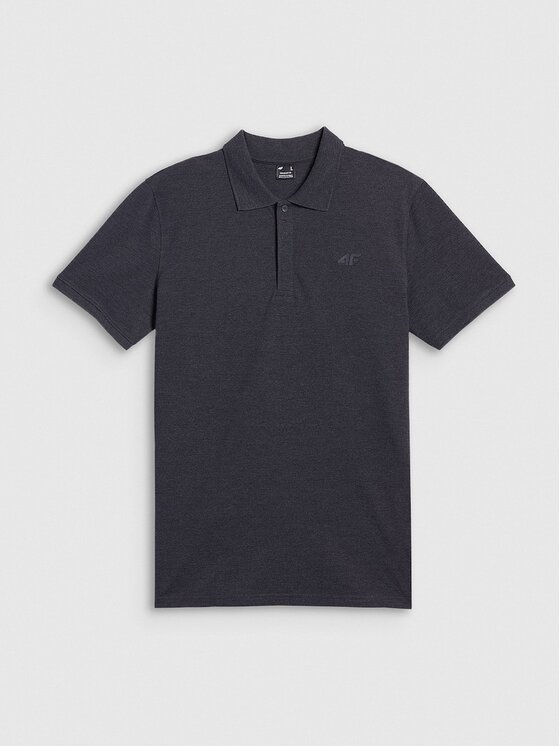 4F 4F Polo 4FRSS26TPTSM0899-23M Szary Regular Fit