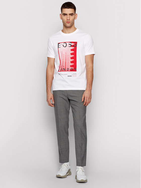 BOSS Boss T-shirt Tiburt 231 50450793 Bijela Regular Fit