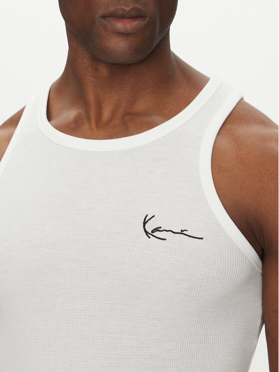 Karl Kani Karl Kani Tank top Essential 60310020 Λευκό Slim Fit