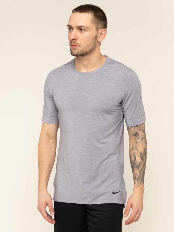 Nike Nike Techniniai marškinėliai Transcend AJ8796 Pilka Regular Fit