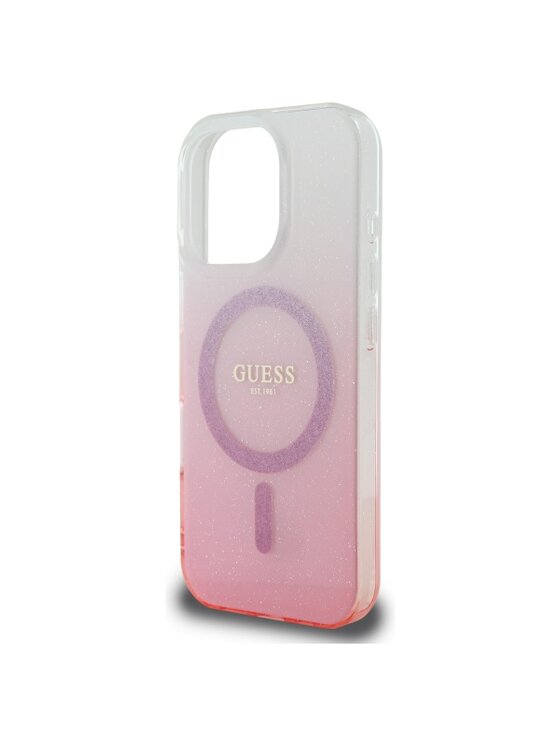 Guess Guess Etui na telefon Apple iPhone 16 Pro Max Różowy