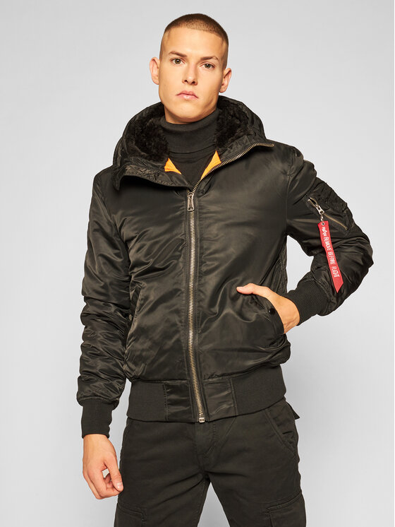 Alpha Industries Alpha Industries Преходно яке Ma-1 158104 Черен Standard Fit