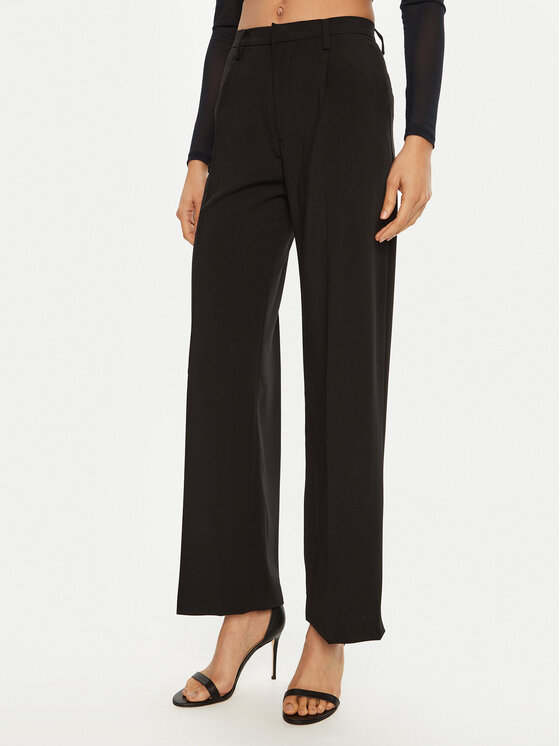 BARDOT Bavlnené nohavice 59737PB1 Čierna Regular Fit