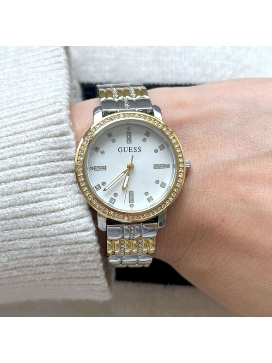Guess Guess Zegarek GW0612L2 Srebrny