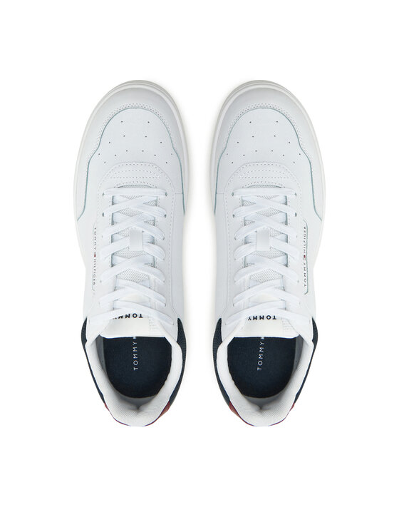 Tommy Hilfiger Tommy Hilfiger Sneakers Th Basket Core Lite Lth FM0FM05369 Alb