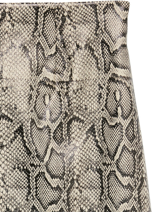 Vero Moda Vero Moda Fustă din imitație de piele Nelly 10336982 Bej Slim Fit