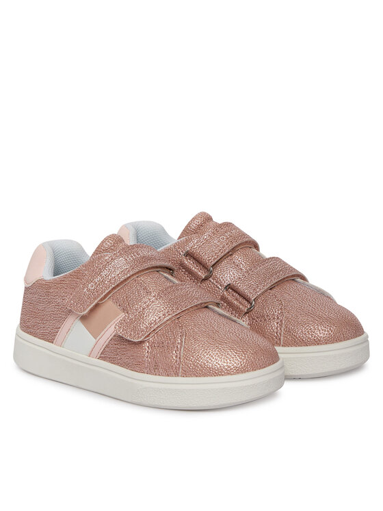 Tommy Hilfiger Tommy Hilfiger Sportcipők Flag Low Cut Velcro T1A9-34232-0745302 M Rózsaszín