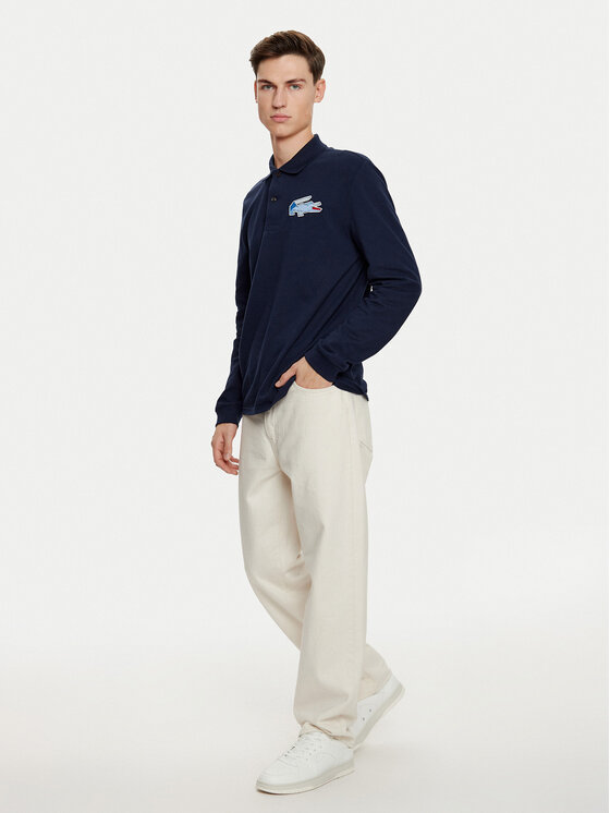 Lacoste Lacoste Polokošeľa PH3597 Tmavomodrá Regular Fit