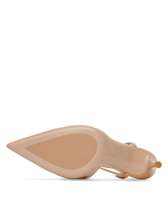 Eva Minge Eva Minge Pantofi cu toc subțire MONA-SLT1582-2 Bej