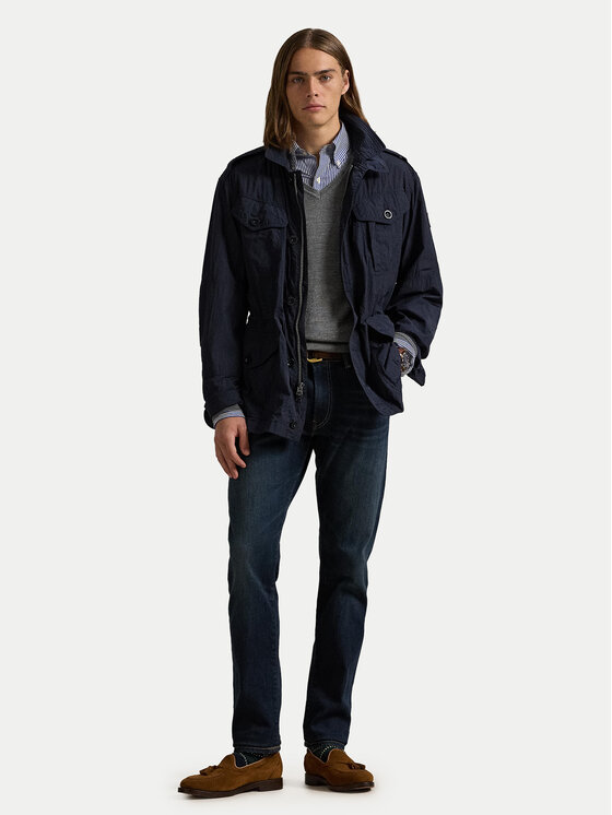 Polo Ralph Lauren Polo Ralph Lauren Πουλόβερ 710941105002 Σκούρο γκρι Regular Fit