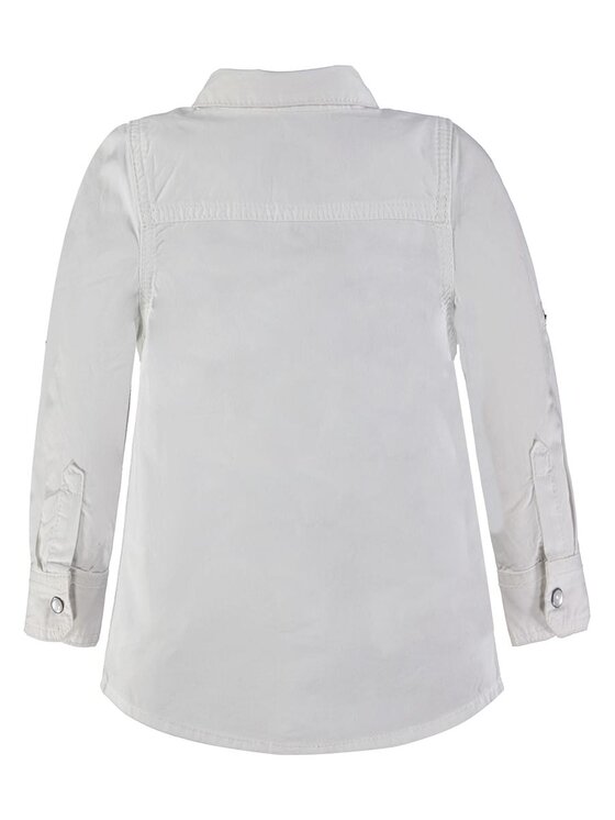 Kanz Kanz Koszula 1726903-1000 Biały Basic Fit