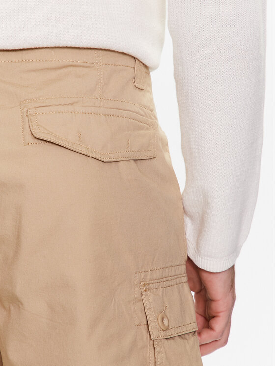 United Colors Of Benetton United Colors Of Benetton Auduma šorti 4LN5U9006 Bēšs Regular Fit
