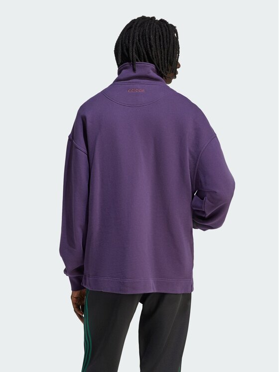 adidas adidas Bluza 159461 Fioletowy Loose Fit