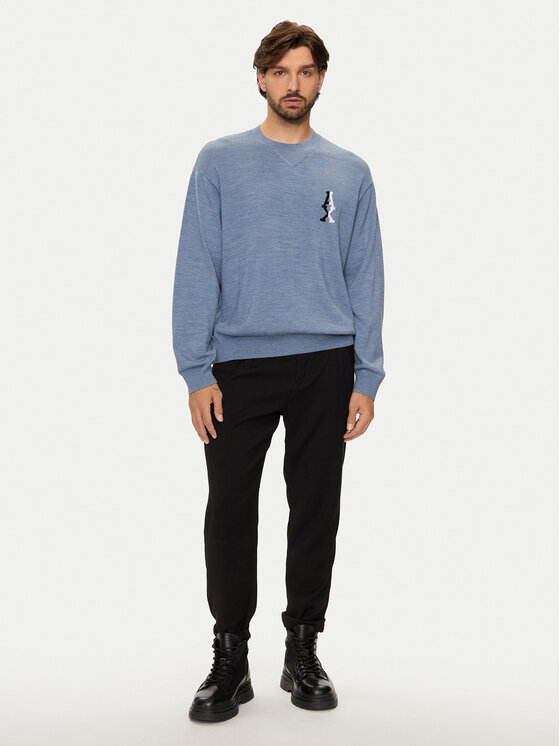 Armani Exchange Armani Exchange Pullover 6DZM6H ZM5BZ 15DU Blau Regular Fit