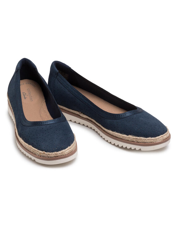 Clarks Clarks Espadryle Serena Kellyn 261593684 Granatowy