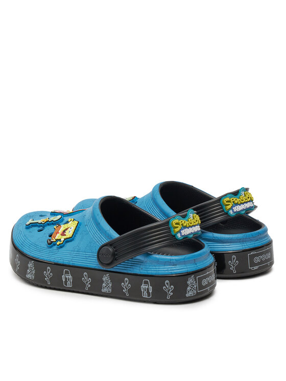 Crocs Crocs Natikače Spongebob Multi Off Court Clg K 209823 Crna