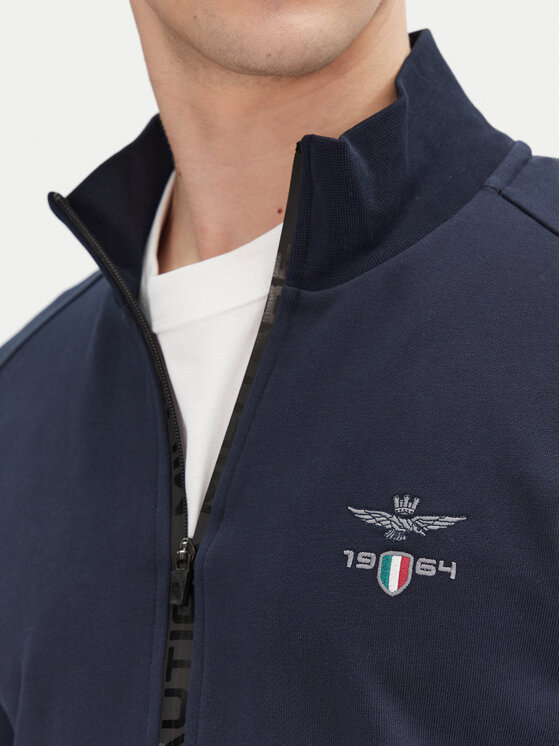 Aeronautica Militare Aeronautica Militare Džemperis 251FE1986F581 Tamsiai mėlyna Regular Fit