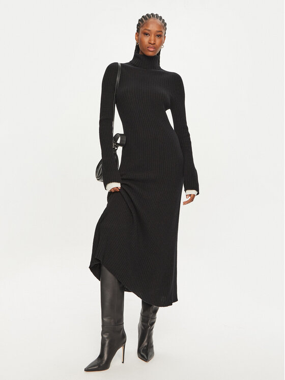 PINKO PINKO Φόρεμα υφασμάτινο Highlander 104470 A278 Μαύρο Regular Fit