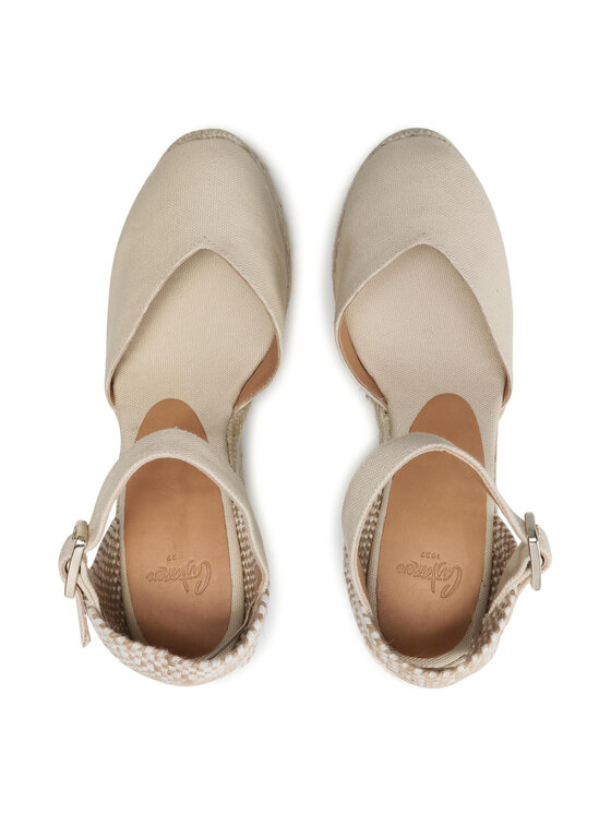 Castañer Castañer Espadryle Chiarita/8ED/001 020983-203 Beżowy