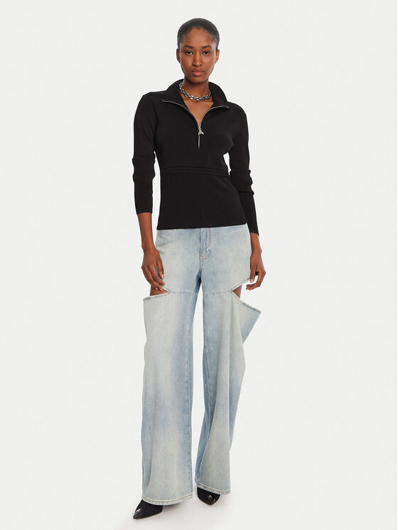 Patrizia Pepe Patrizia Pepe Πουλόβερ 8K0323 K274 Μαύρο Regular Fit