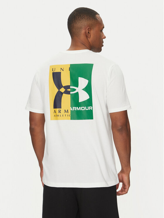 Under Armour Under Armour T-shirt EVOL Logo 1390165 Bianco Regular Fit