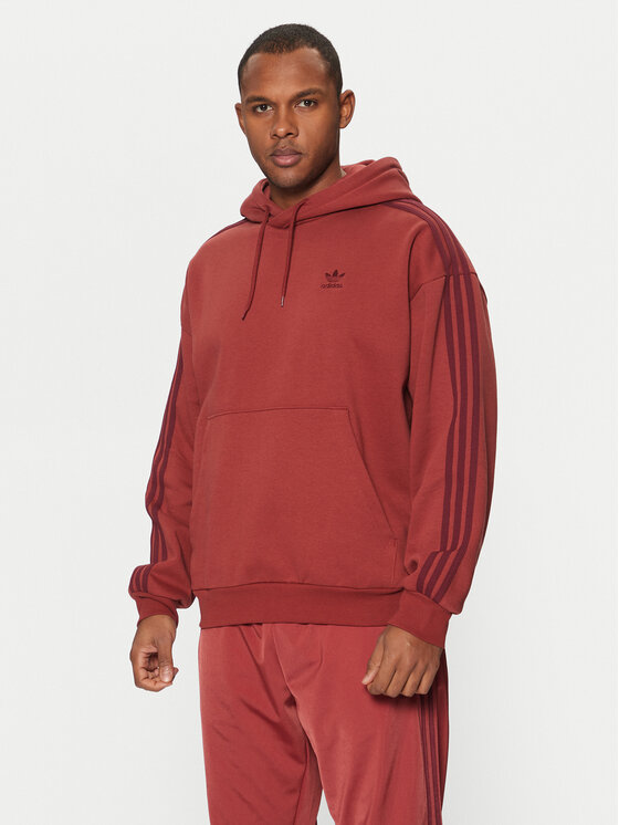 adidas Bluză adicolor JP1072 Roșu Loose Fit