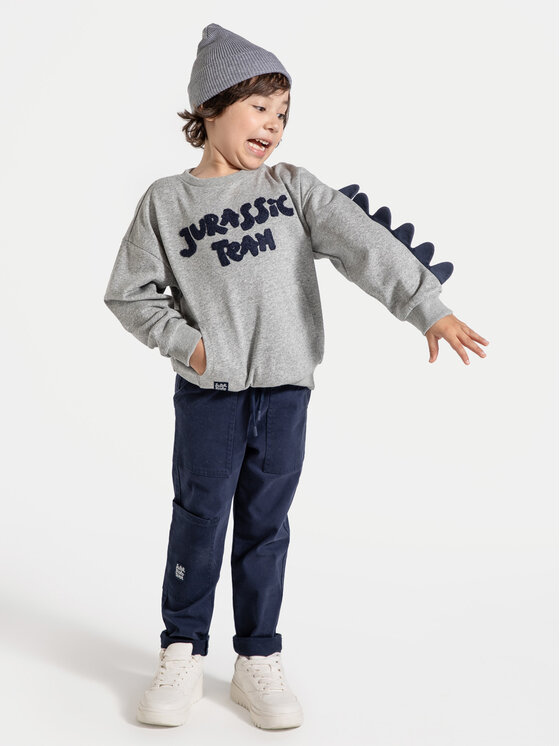 Coccodrillo Coccodrillo Суитшърт ZC4132101DBK Сив Regular Fit