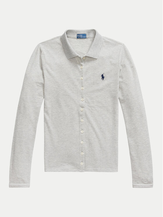 Polo Ralph Lauren Košeľa 211941176001 Sivá Slim Fit
