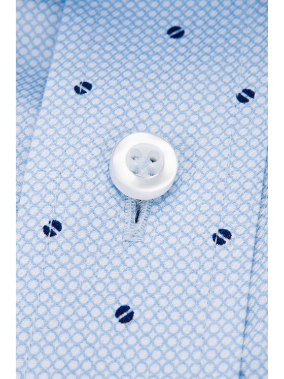 Lancerto Lancerto Koszula Miriam KO073219000016 Błękitny Slim Fit