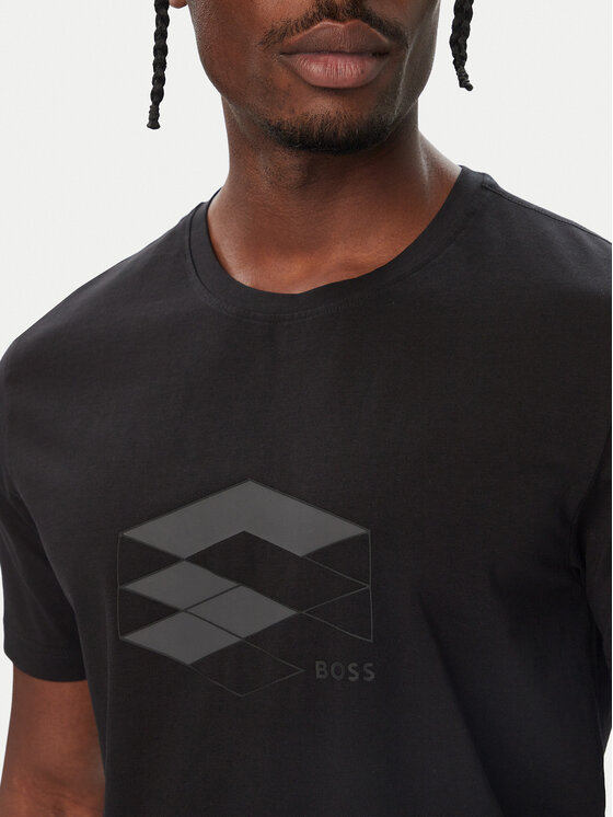BOSS BOSS T-särk TS_Network 50579636 Valge Regular Fit
