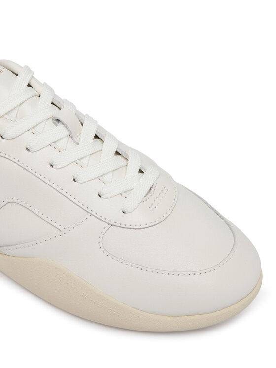 Tommy Hilfiger Tommy Hilfiger Сникърси Th Vintage Low Runner Leather FW0FW09485 Бял