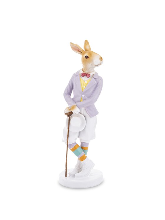 MIAhome MIAhome Figurka królik 31,5x10x10 cm ELEGANT - II Kolorowy