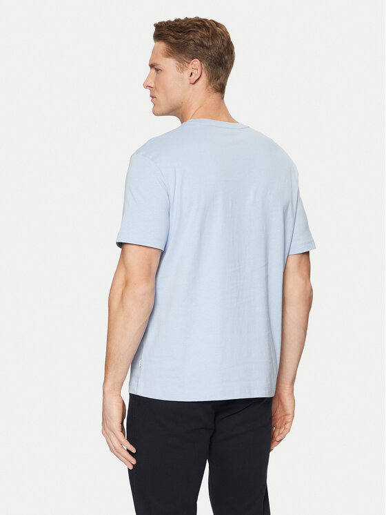 Guess Jeans Guess Jeans T-Shirt M4YI42 K8FQ4 Modrá Regular Fit