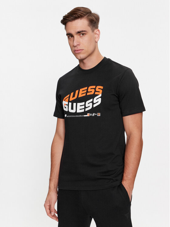 Guess T-krekls Z4RI03 I3Z14 Melns Regular Fit