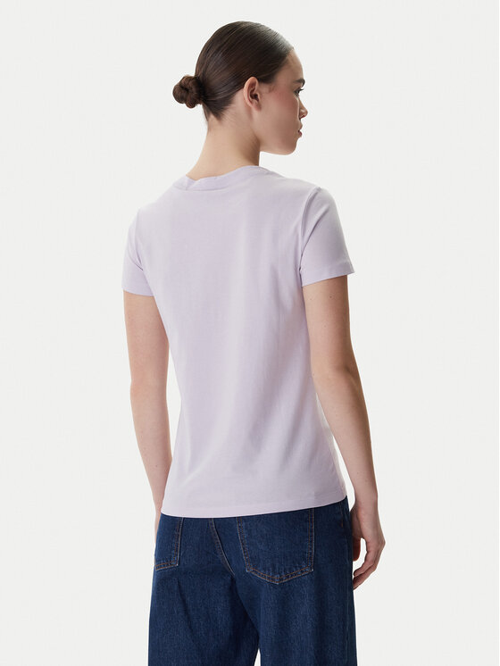 BOSS BOSS T-Shirt C_Esogo_1 50506973 Fioletowy Slim Fit