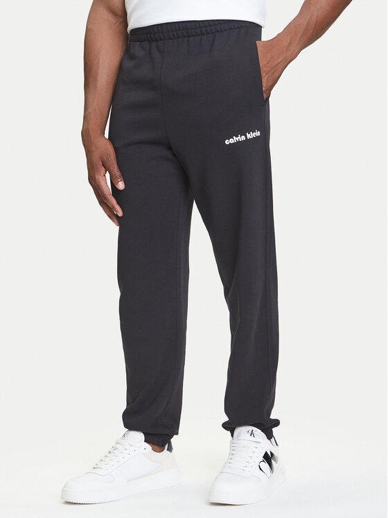 Calvin Klein Jeans Calvin Klein Jeans Pantaloni trening LV04RC294G Negru Regular Fit