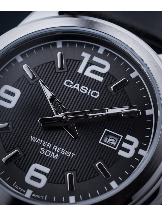 Casio Casio Ρολόι MTP-1314PL-8AVEF Μαύρο