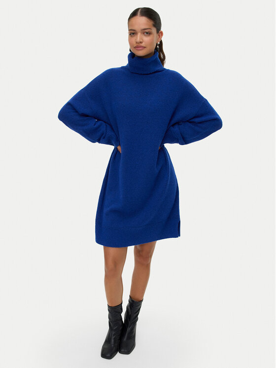 Vero Moda Vero Moda Úpletové šaty Aquarius 10331900 Modrá Regular Fit