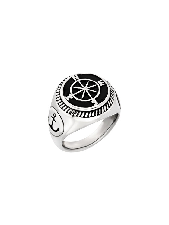 Breil Breil Anello EMBLEMS Nero