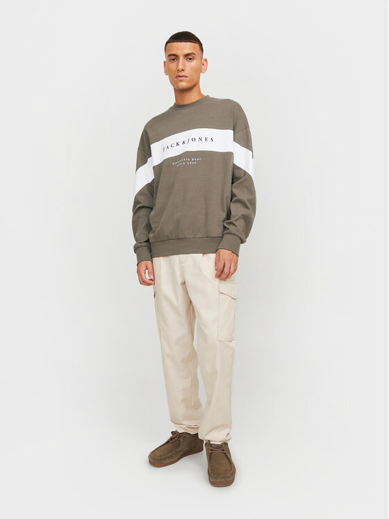 Jack&Jones Jack&Jones Sweatshirt Etimo 12249979 Grün Loose Fit