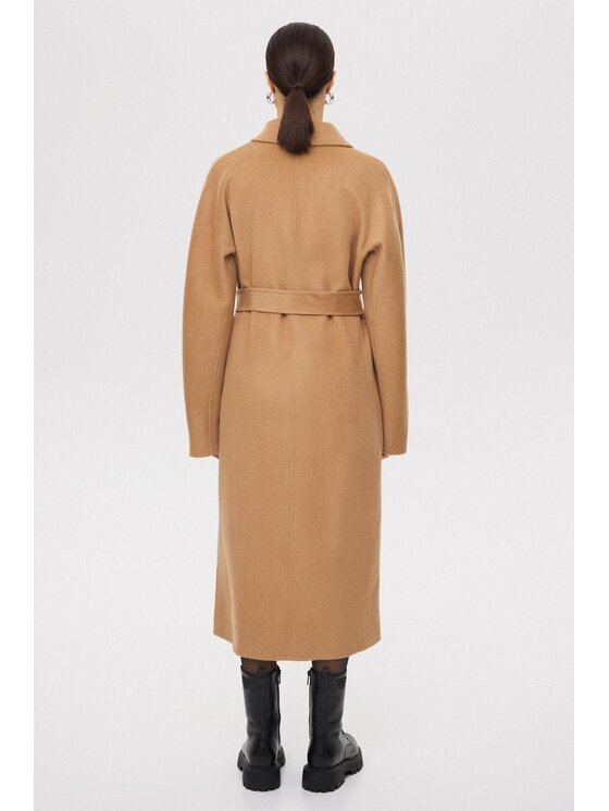 Estro Estro Cappotto ER00117013 Beige Loose Fit