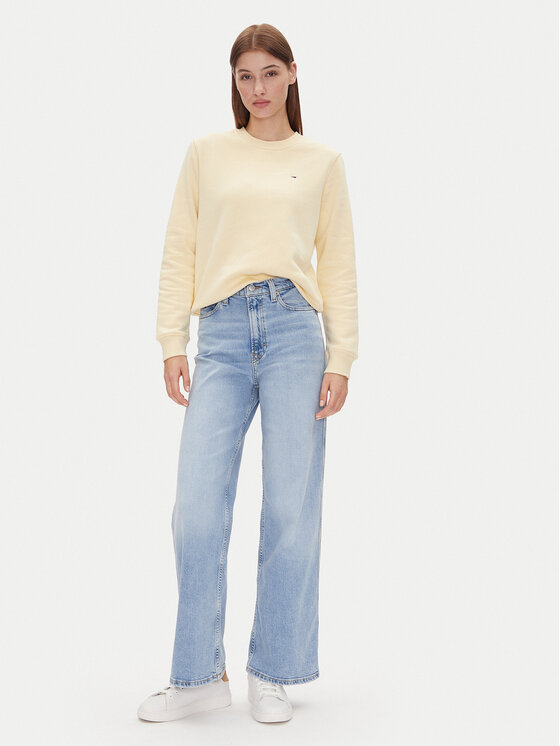 Tommy Jeans Tommy Jeans Світшот Tjw Reg S Flag Crew DW0DW19959 Жовтий Regular Fit