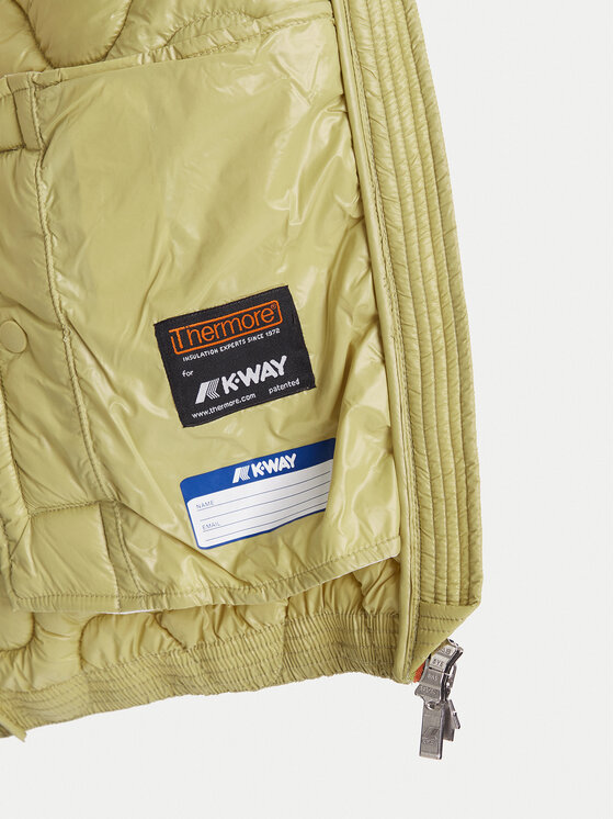 K-Way K-Way Μπουφάν μεταβατικό Soje K71421W Πράσινο Slim Fit