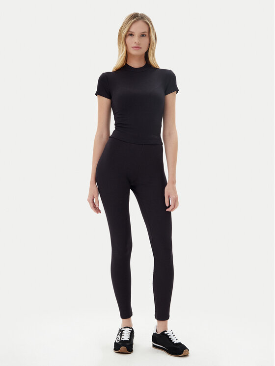 Guess Guess Tričko O5GP04 KCDA2 Čierna Slim Fit