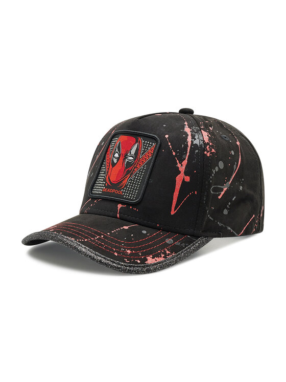 Czapka z daszkiem Capslab, Czarna, Marvel Dead Pool Street CL/MAR/TAG/1/DEA